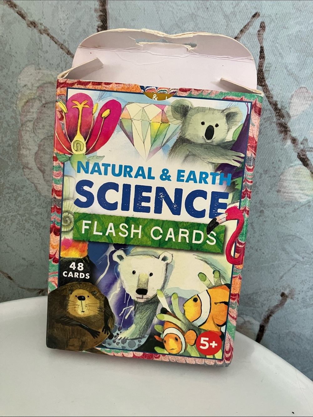 Flash Cards Natural & Earth Science from Eeboo 48 cards